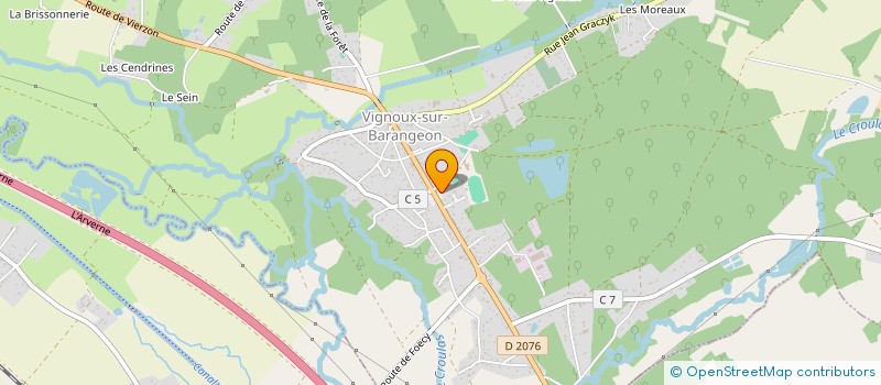 localisation de l'entreprise LCT  VIGNOUX-SUR-BARANGEON