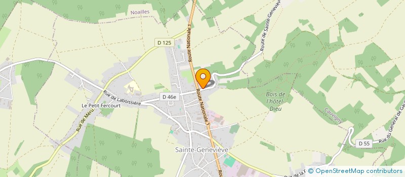 localisation de l'entreprise LCT  SAINTE-GENEVIEVE