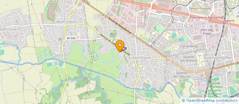 localisation de l'entreprise LCT  ECKBOLSHEIM