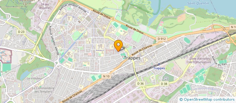 localisation de l'entreprise LCT BTP 78  TRAPPES