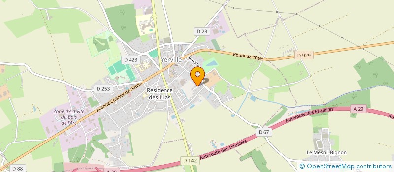 localisation de l'entreprise LCT COMPETITIONS  YERVILLE