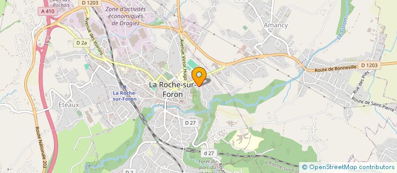 localisation de l'entreprise LCT DEVELOPPEMENT à LA ROCHE-SUR-FORON