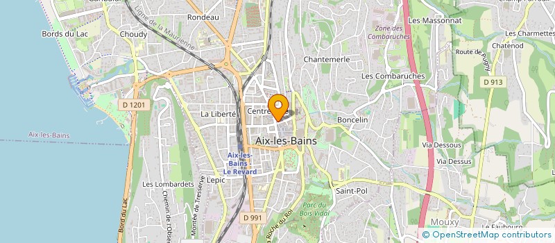 localisation de l'entreprise LCT INVEST  AIX-LES-BAINS