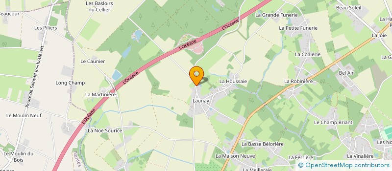localisation de l'entreprise LCT MENUISERIE à LE CELLIER