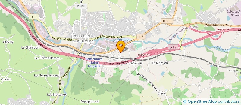 localisation de l'entreprise LCT PLOMBERIE  VINDRY-SUR-TURDINE