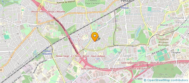 localisation de l'entreprise LCTEC à PESSAC