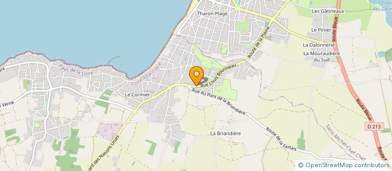 localisation de l'entreprise LCTK RENOVATION à LA PLAINE-SUR-MER