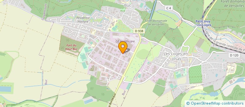 localisation de l'entreprise LCTP à BUC