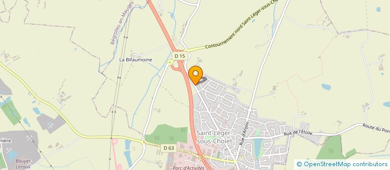 localisation de l'entreprise LCTP  SAINT-LEGER-SOUS-CHOLET
