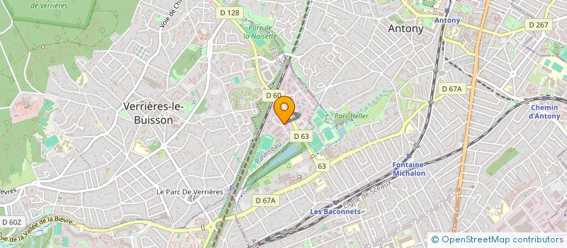 localisation de l'entreprise LCTP MANAGEMENT à VERRIERES-LE-BUISSON