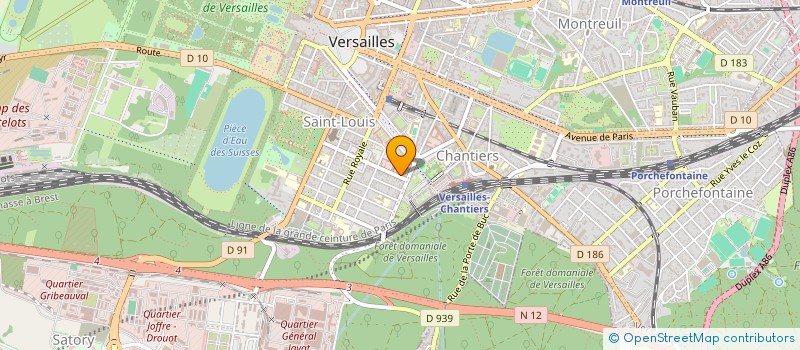 localisation de l'entreprise LCTS à VERSAILLES