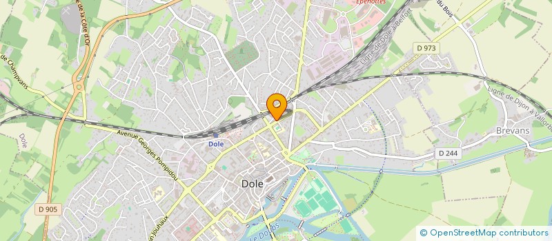 localisation de l'entreprise LCTX à DOLE