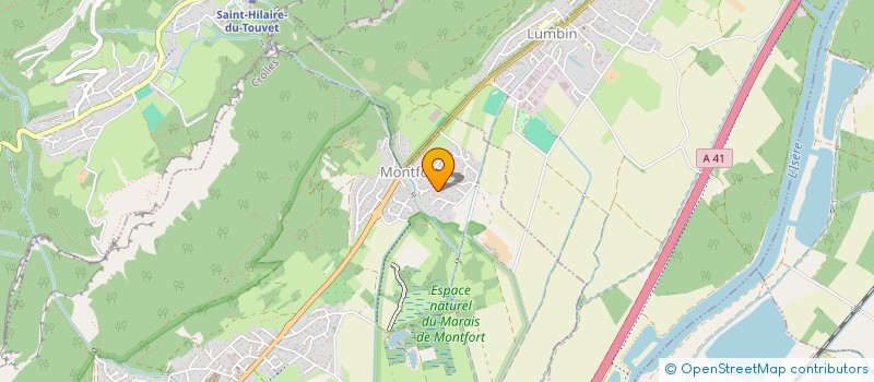 localisation de l'entreprise LCV  CROLLES