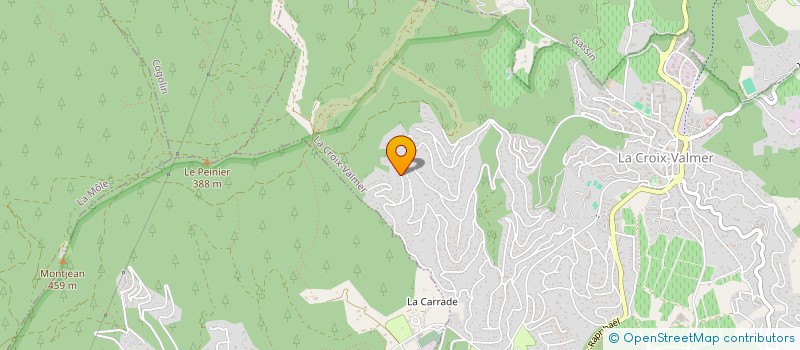 localisation de l'entreprise LCV  LA CROIX-VALMER