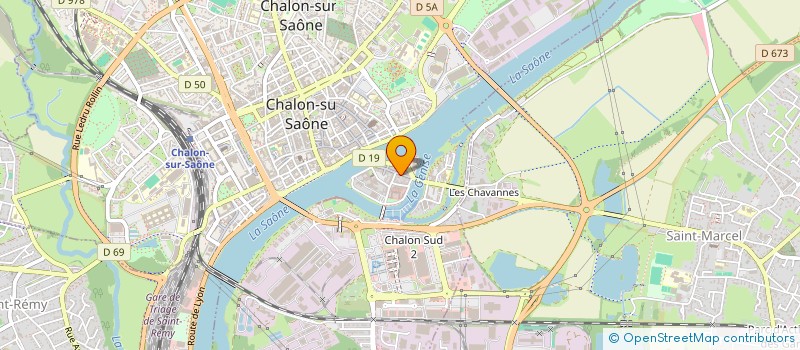 localisation de l'entreprise LCV à CHALON-SUR-SAONE