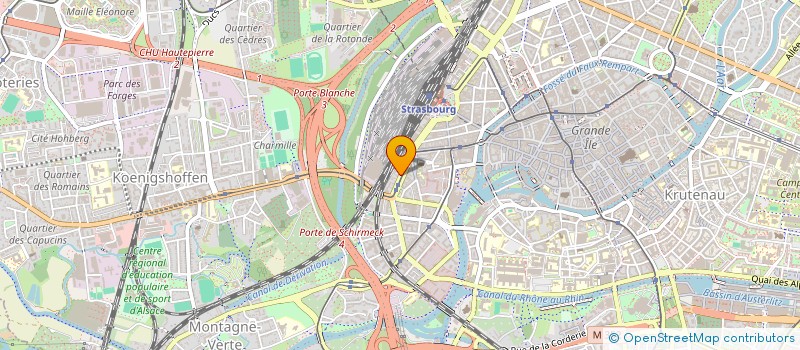 localisation de l'entreprise LCV à STRASBOURG