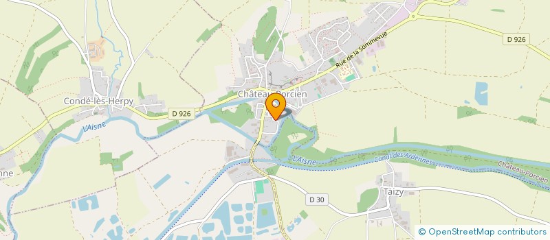 localisation de l'entreprise LCV  CHATEAU-PORCIEN