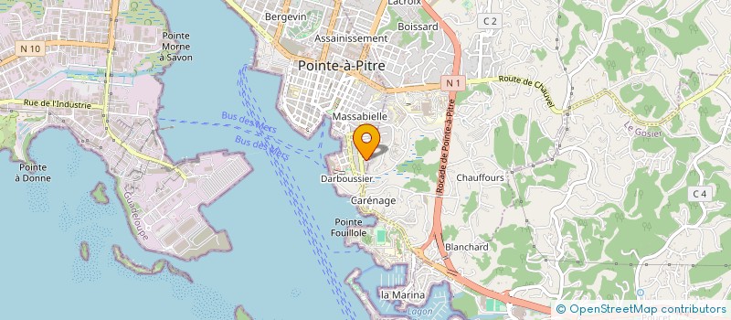 localisation de l'entreprise LCV CONSEIL à POINTE-A-PITRE
