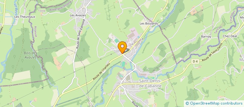 localisation de l'entreprise LCV CONSTRUCTIONS  SAINT-DENIS-DE-CABANNE