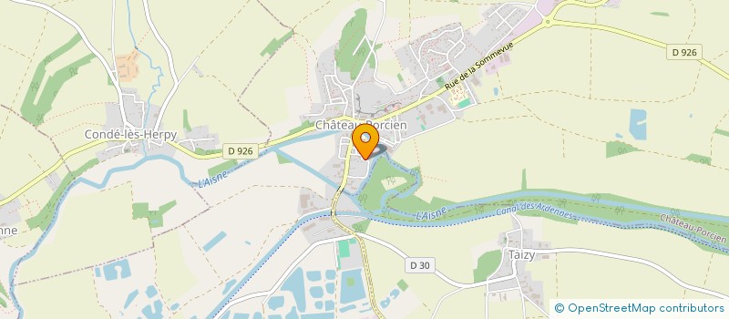 localisation de l'entreprise LCV FINANCE  CHATEAU-PORCIEN