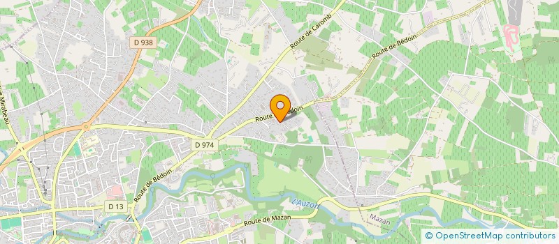 localisation de l'entreprise LCV LES CARREAUX DU VENTOUX à CARPENTRAS