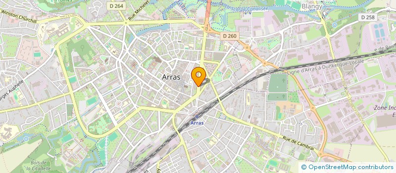 localisation de l'entreprise LCVA à ARRAS