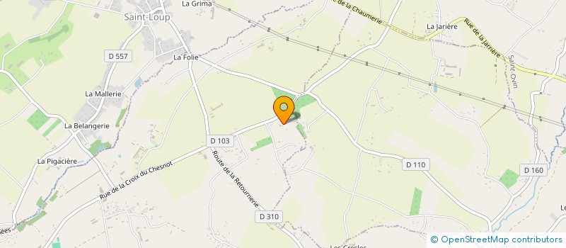 localisation de l'entreprise LCVH  SAINT-QUENTIN-SUR-LE-HOMME