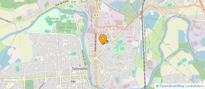 localisation de l'entreprise LCVJDENIS à SOISSONS