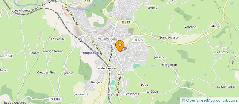 localisation de l'entreprise LCVS à AMPLEPUIS