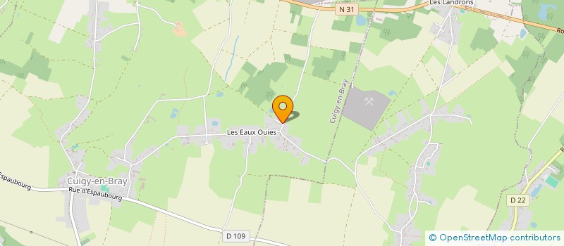 localisation de l'entreprise LCVS  CUIGY-EN-BRAY