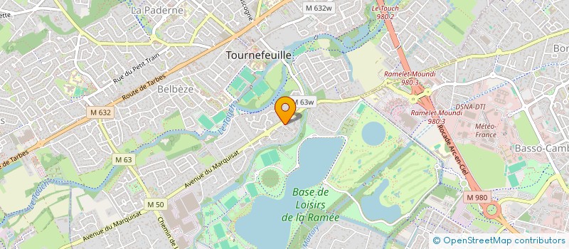 localisation de l'entreprise LCVTNF2  TOURNEFEUILLE