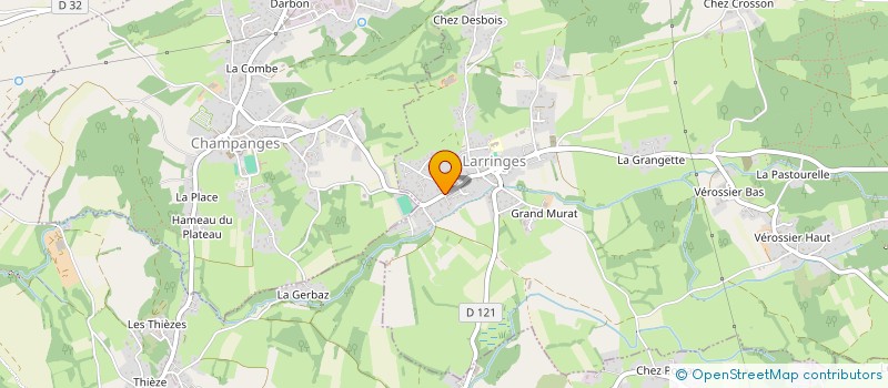 localisation de l'entreprise LCW CLEAN  LARRINGES