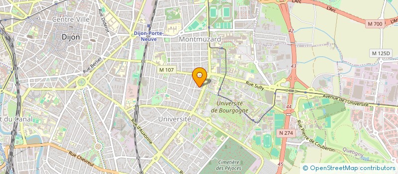 localisation de l'entreprise LCX IMMO à DIJON