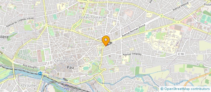 localisation de l'entreprise LCY CAPITAL à PAU