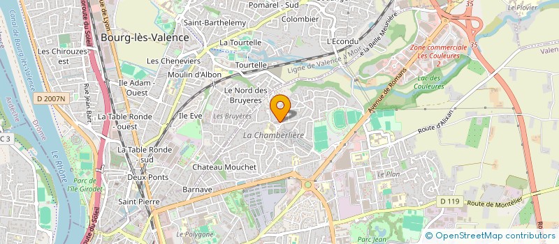 localisation de l'entreprise LCZ IMMO  VALENCE