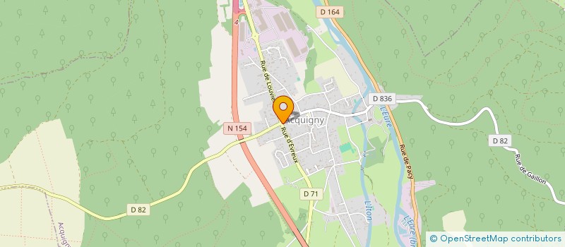 localisation de l'entreprise LCZG  ACQUIGNY