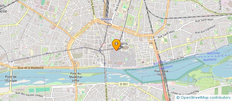 localisation de l'entreprise LD 1963 à ORLEANS