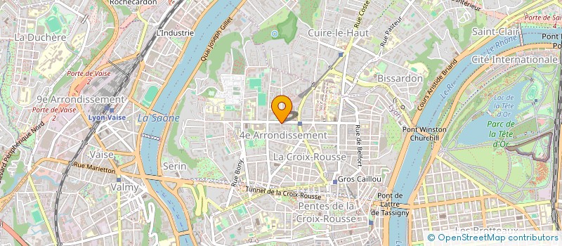 localisation de l'entreprise LD à LYON