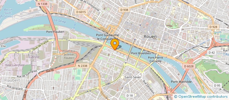 localisation de l'entreprise LD à ROUEN