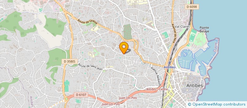 localisation de l'entreprise LD à ANTIBES