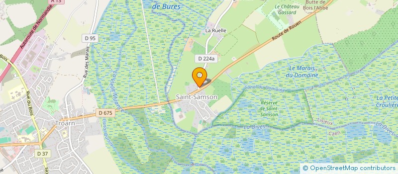 localisation de l'entreprise LD  DIVES-SUR-MER