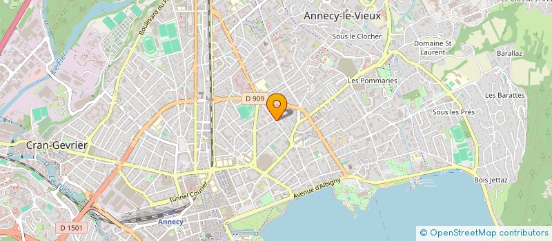 localisation de l'entreprise LD à ANNECY