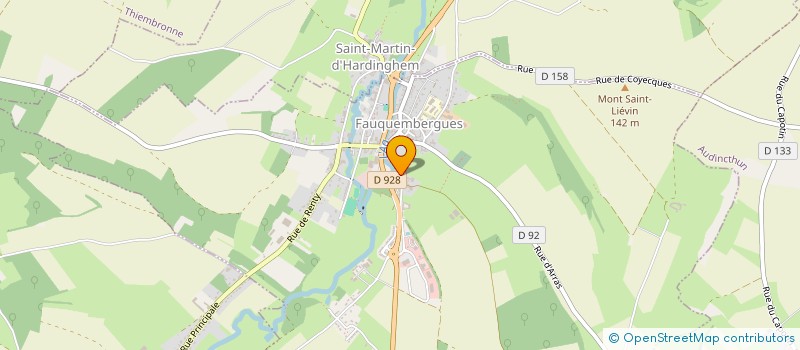 localisation de l'entreprise LD AMENAGEMENT  FAUQUEMBERGUES