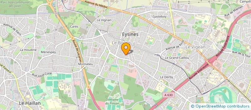localisation de l'entreprise LD AMO à EYSINES
