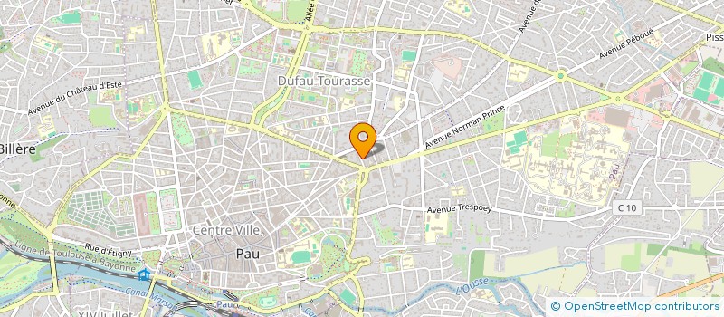 localisation de l'entreprise LD ASSOCIATION à PAU