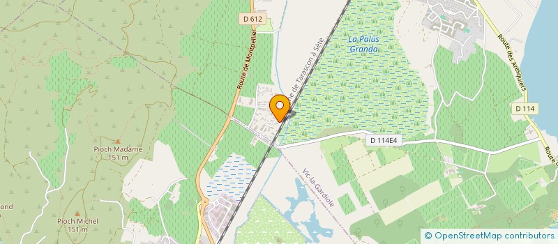 localisation de l'entreprise LD ASSOCIES  VIC-LA-GARDIOLE