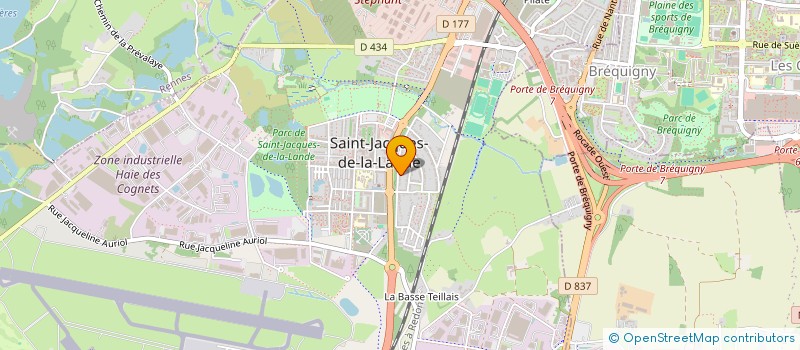 localisation de l'entreprise LD AUDITION  SAINT-JACQUES-DE-LA-LANDE