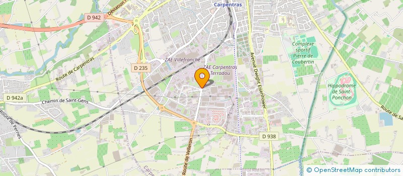 localisation de l'entreprise LD AUTO à CARPENTRAS