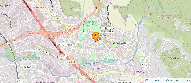 localisation de l'entreprise LD AUTO à VITROLLES