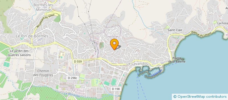 localisation de l'entreprise LD BATIMENT à LE LAVANDOU